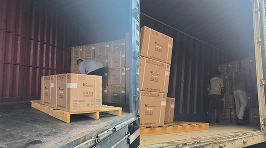 拼速度、高效率地完成國內某知名品牌迷你洗衣機發(fā)貨