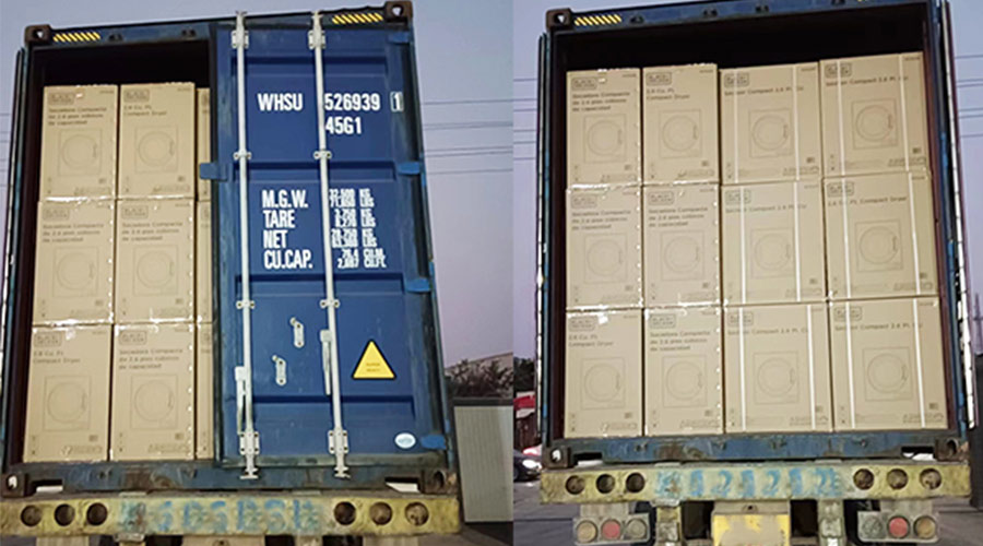 不分晝夜！完成客戶(hù)滾筒衣服烘干機發(fā)貨是職責所在