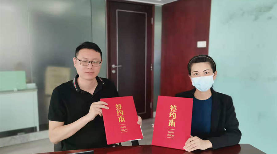 祝賀！金環(huán)電器與寧波某品牌電商客戶(hù)再次合作，簽約成功！