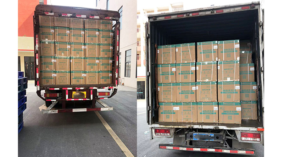 實(shí)況圖！金環(huán)電器完成國內某知名品牌迷你洗衣機裝柜發(fā)貨