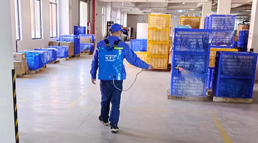健康和安全放首位！金環(huán)電器全面開(kāi)展工廠(chǎng)除菌工作