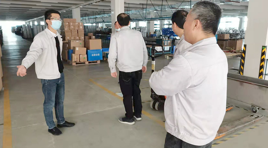 查隱患 防事故！金環(huán)電器領(lǐng)導開(kāi)展節前安全檢查