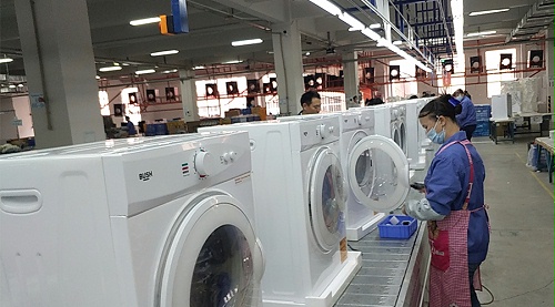 年底繁忙！金環(huán)電器全力保障英國Argos客戶(hù)滾筒干衣機生產(chǎn)